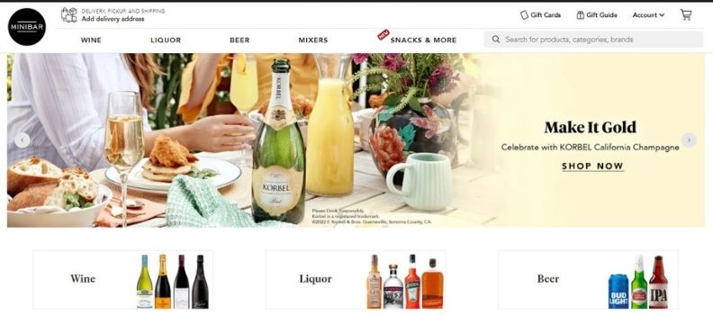 Website of Minibar