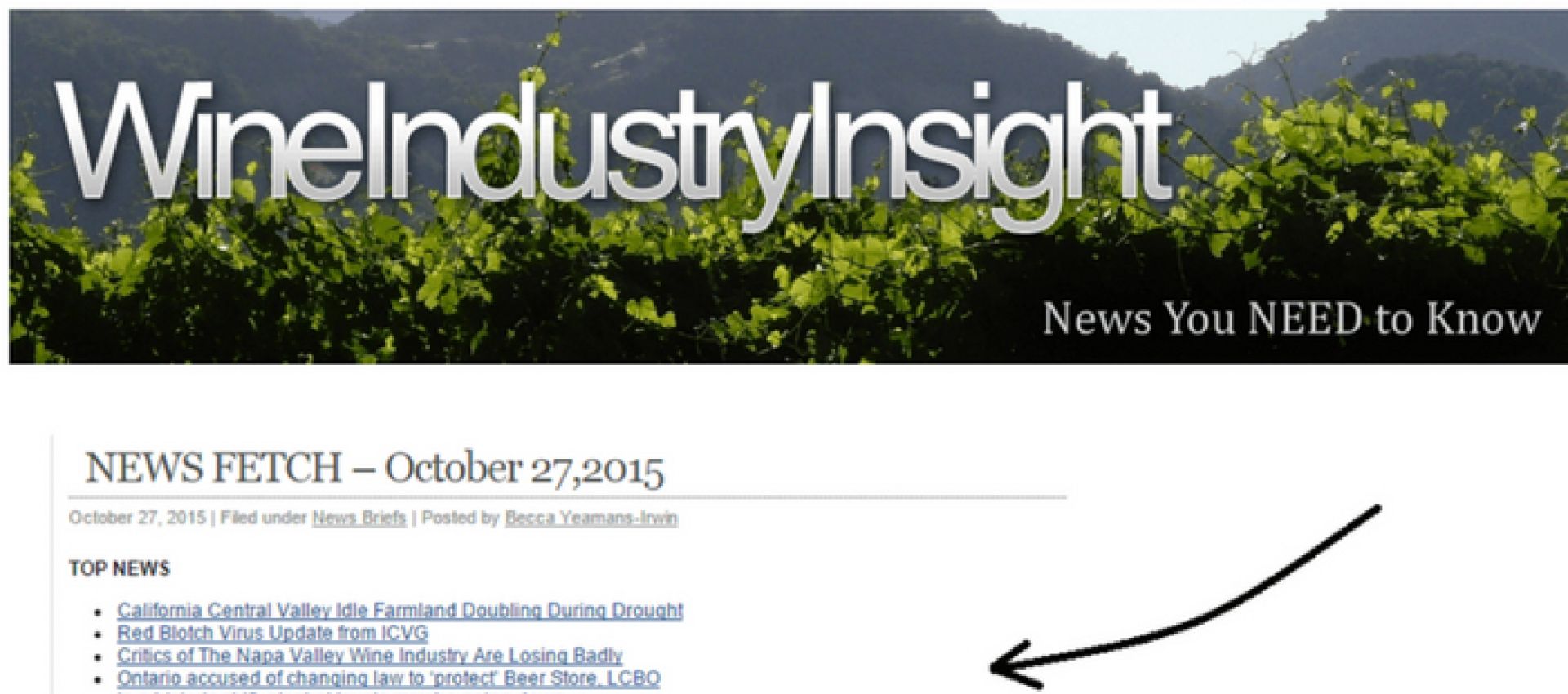 Photo for: How to Get Your Wine News On Industry News Pages