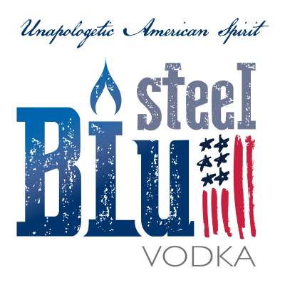 Logo for:  Steel Blu Vodka